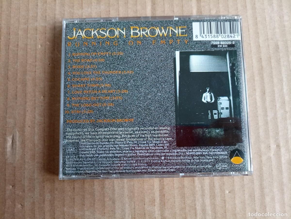 CDs de m&uacute;sica: JACKSON BROWNE - RUNNING ON EMPTY CD EDITADO POR EL PAIS - Foto 3