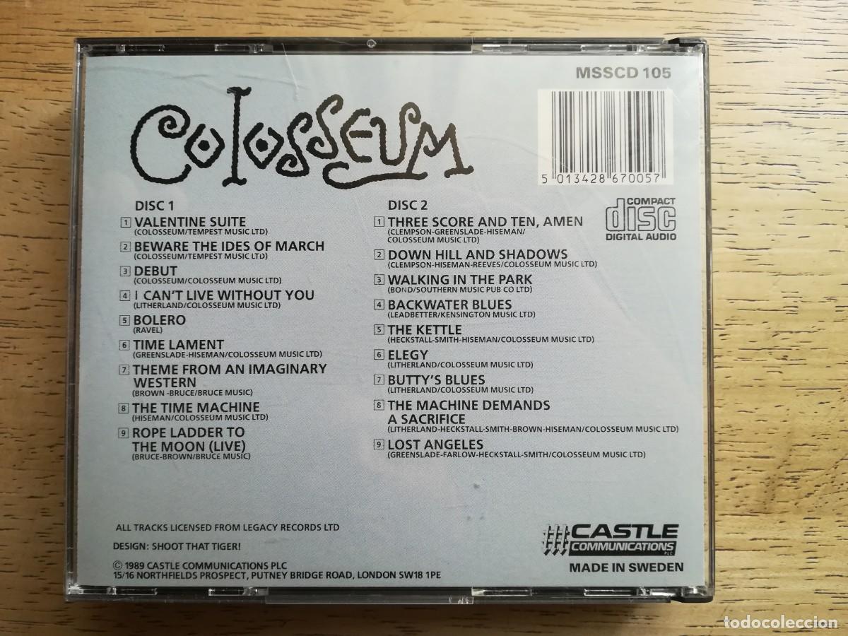 CDs de m&uacute;sica: Colosseum. Milestones. 2CDs. - Foto 2