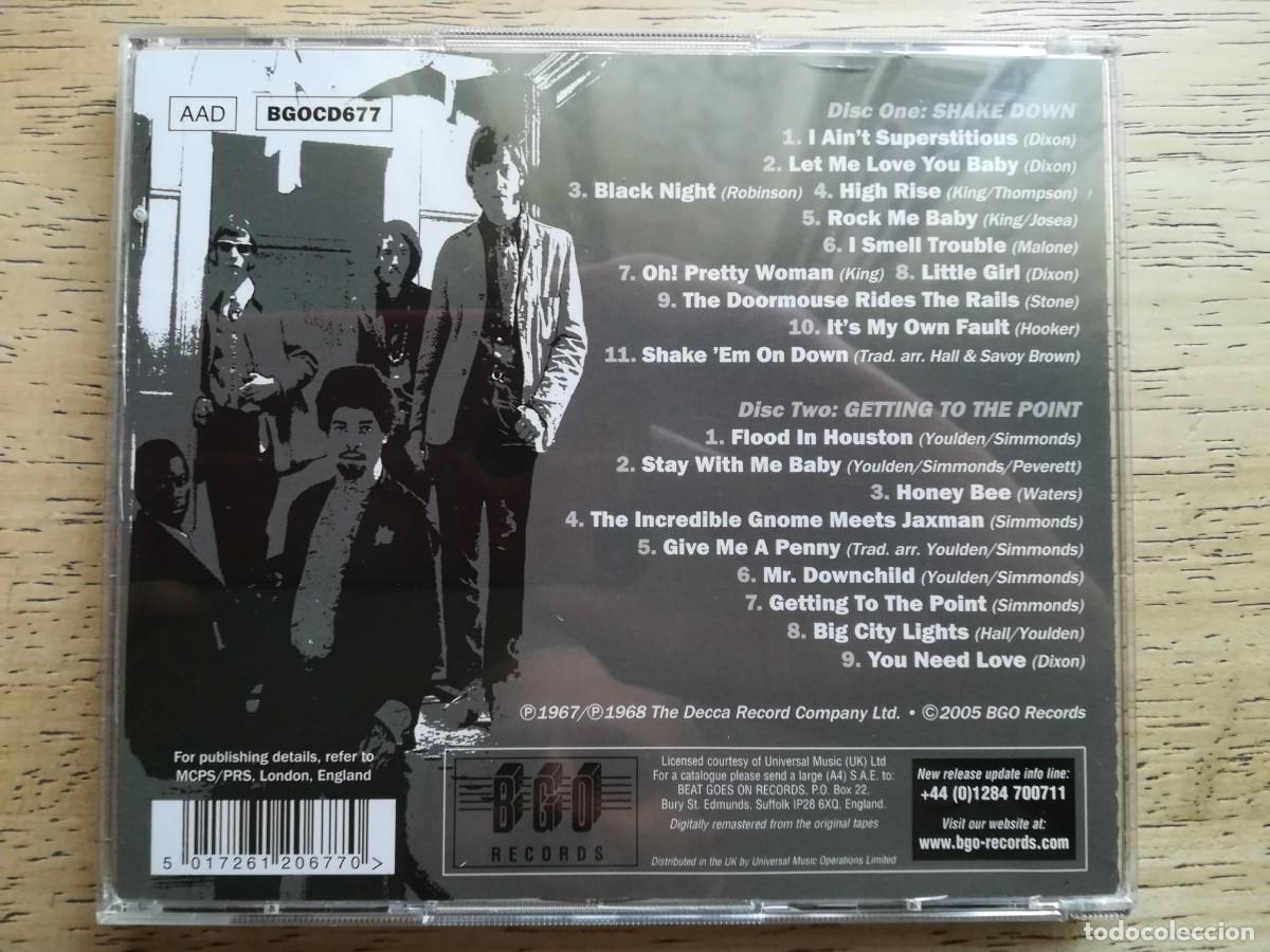 CDs de m&uacute;sica: Savoy Brown. Shake down/ Getting to the point. Doble CD. - Foto 2
