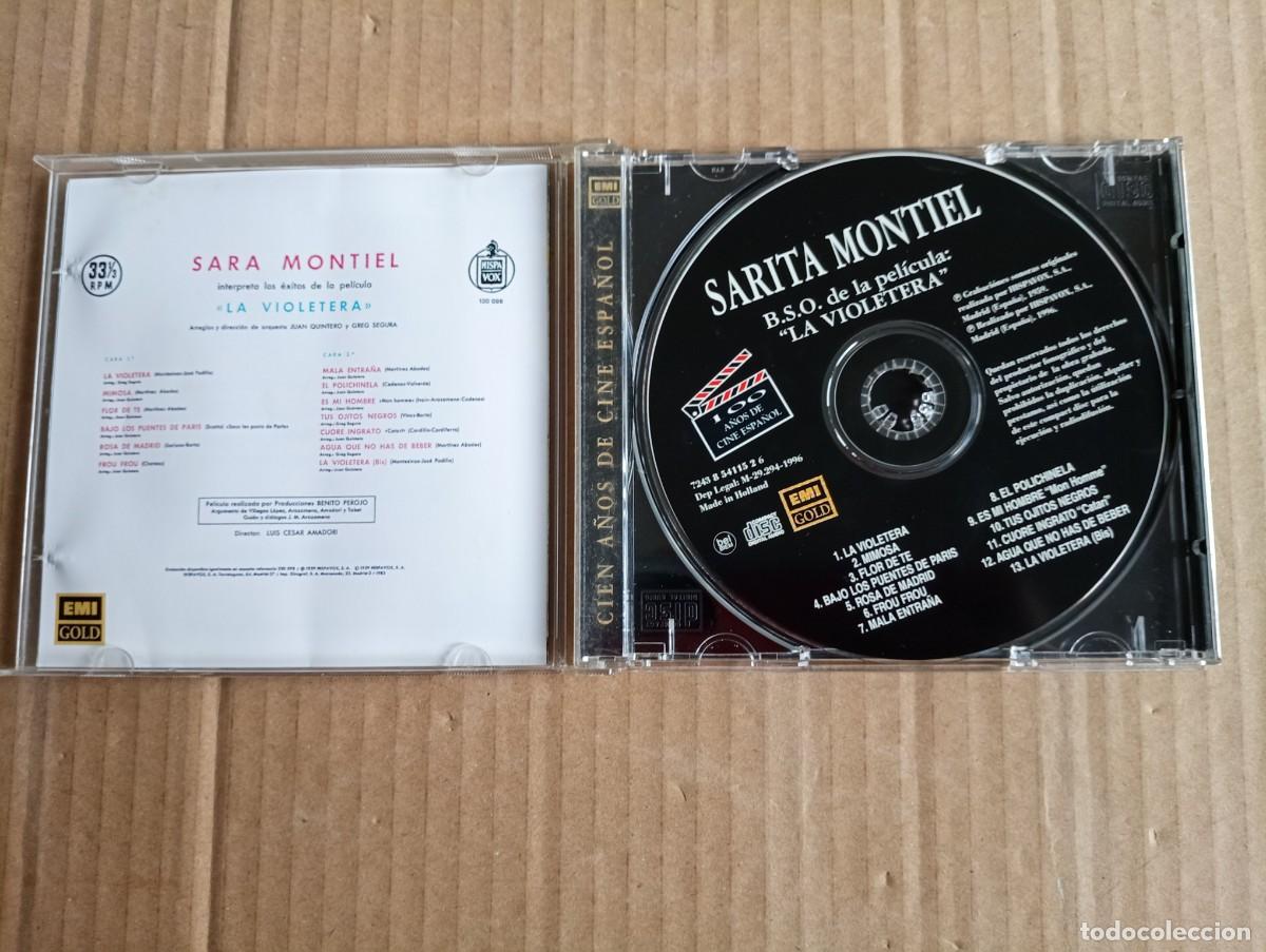 CDs de m&uacute;sica: SARA MONTIEL - LA VIOLETERA CD 1995 - Foto 2