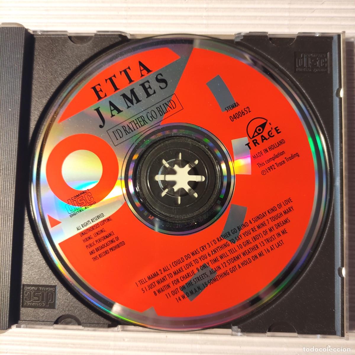 CDs de m&uacute;sica: ETTA JAMES ** I&acute;D RATHER GO BLIND ** CD ** TRACE - Foto 2