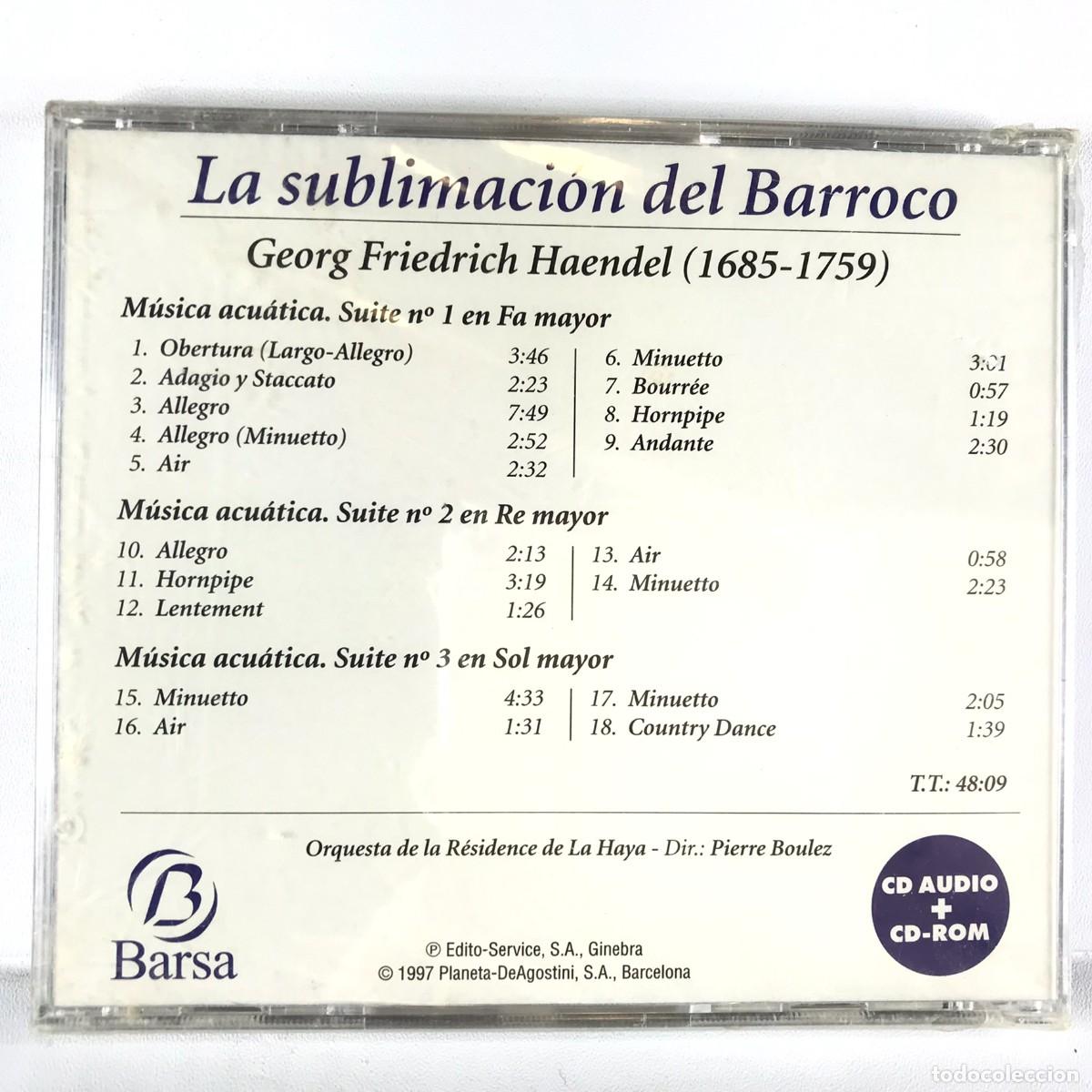 CDs de m&uacute;sica: CLASSICAL PLUS - HAENDEL - PRECINTADO - Foto 2
