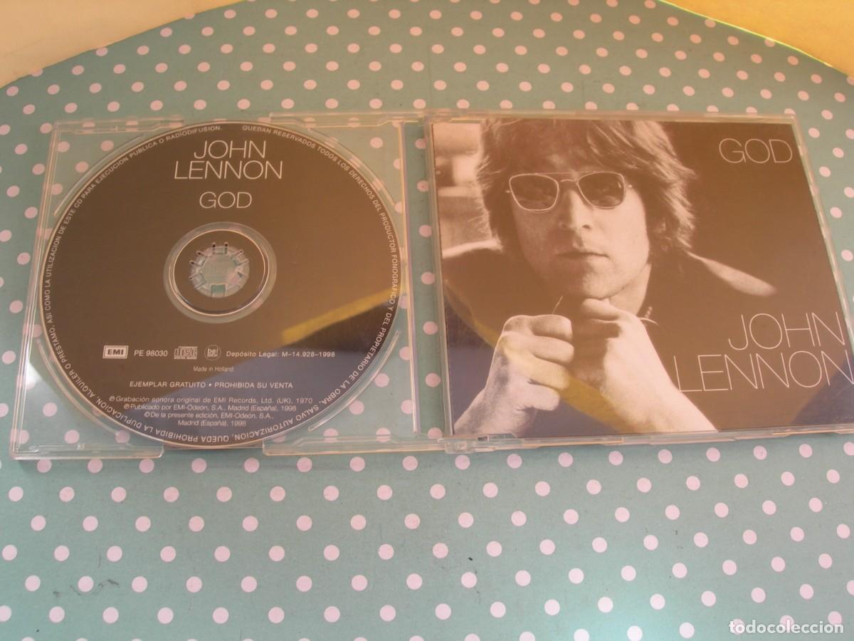 CDs de m&uacute;sica: JOHN LENNON / GOD / CD SINGLE / POP - Foto 1