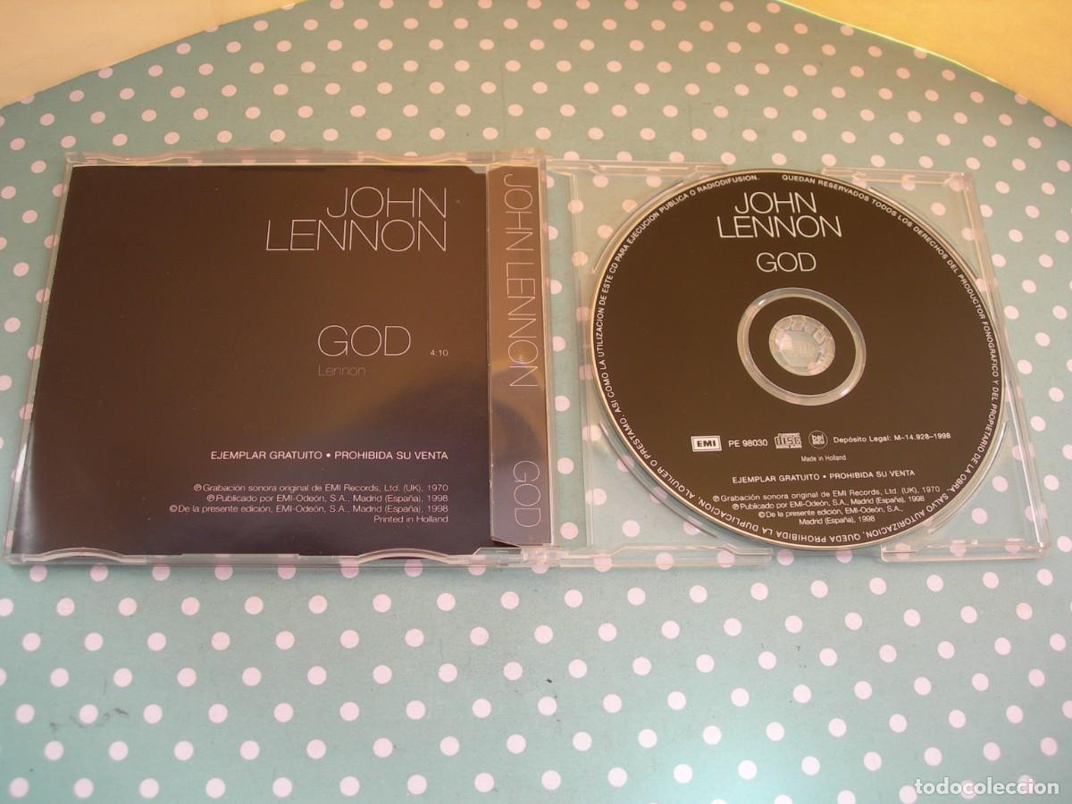 CDs de m&uacute;sica: JOHN LENNON / GOD / CD SINGLE / POP - Foto 2