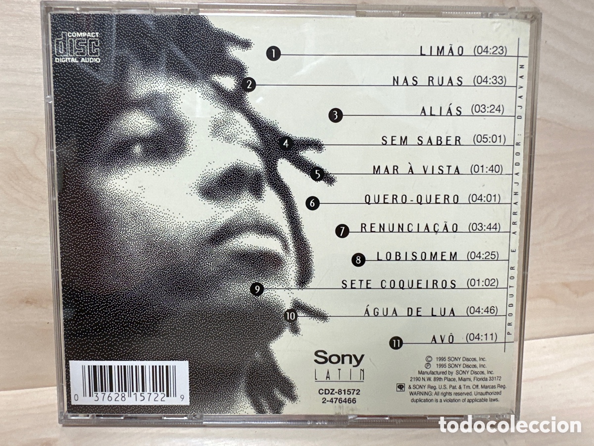 CDs de m&uacute;sica: Djavan - Novena (CD) - Foto 2