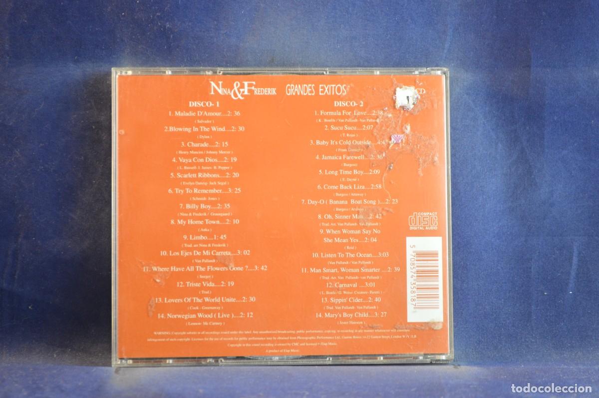 CDs de m&uacute;sica: NINA & FREDERIK &ndash; GRANDES EXITOS - 2 CD - Foto 2