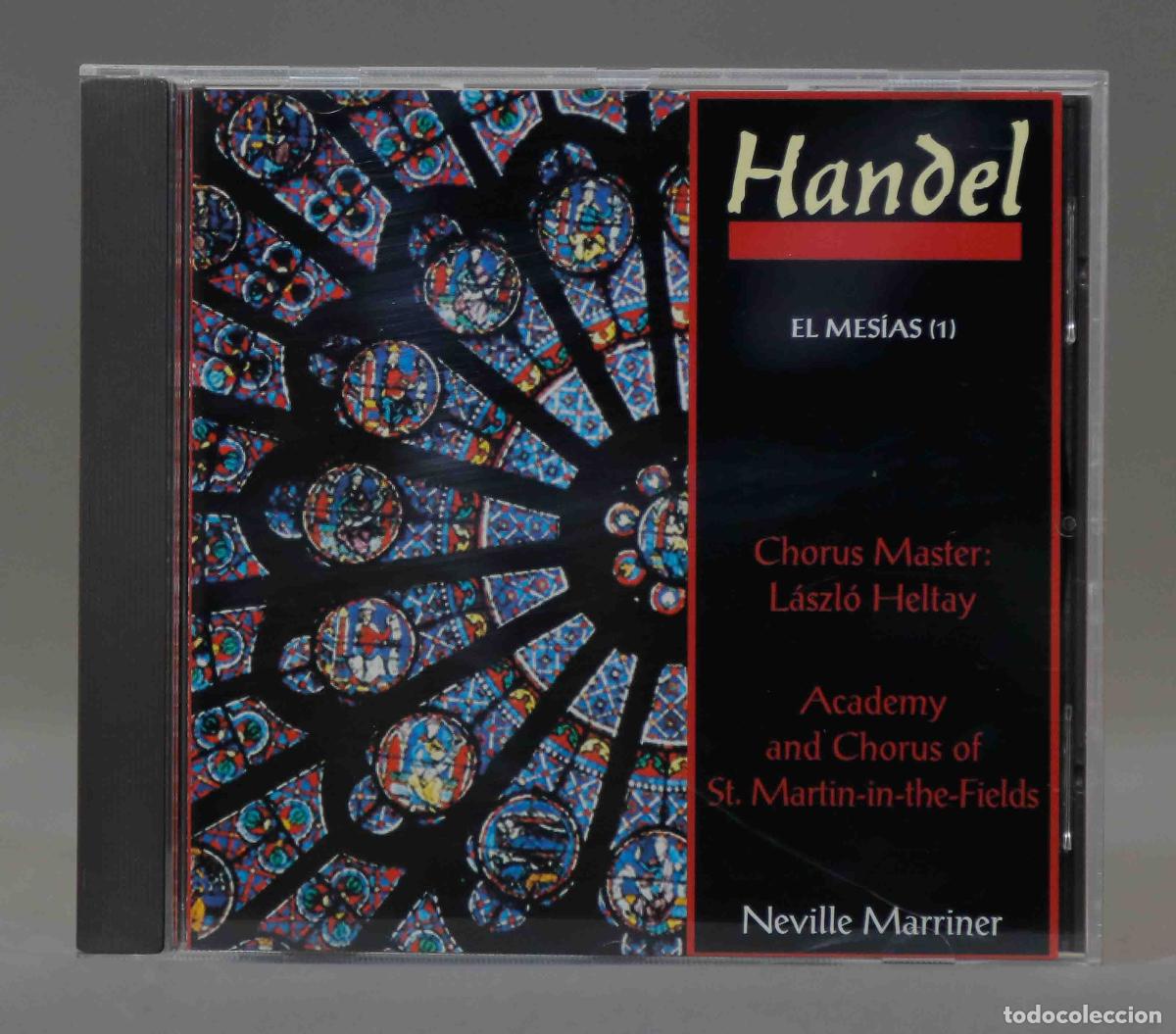 CDs de m&uacute;sica: CD. EL MESIAS 1. HANDEL. MARRINER - Foto 1