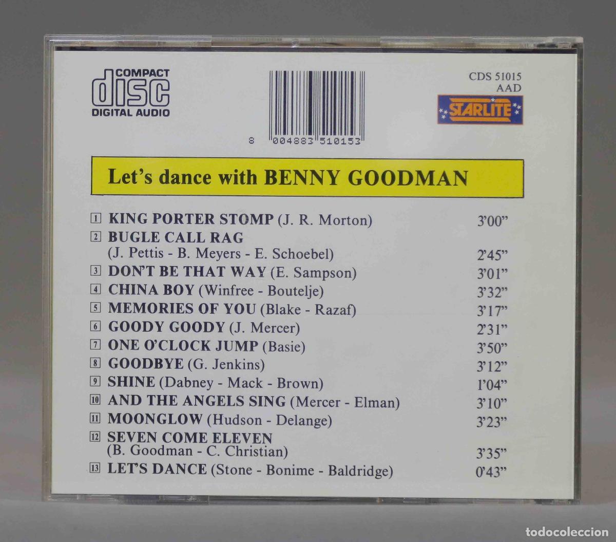 CDs de m&uacute;sica: CD. Benny Goodman &ndash; Let&acute;s Dance With Benny Goodman - Foto 2