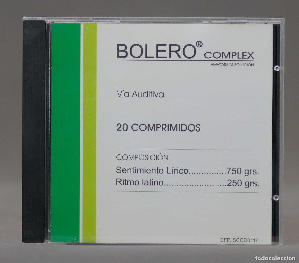 CDs de m&uacute;sica: CD. BOLERO. COMPLEX - Foto 1