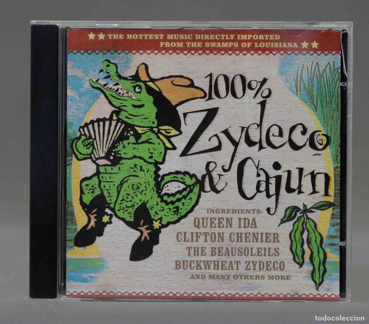 CDs de m&uacute;sica: CD. 100% Zydeco and Cajun - Foto 1