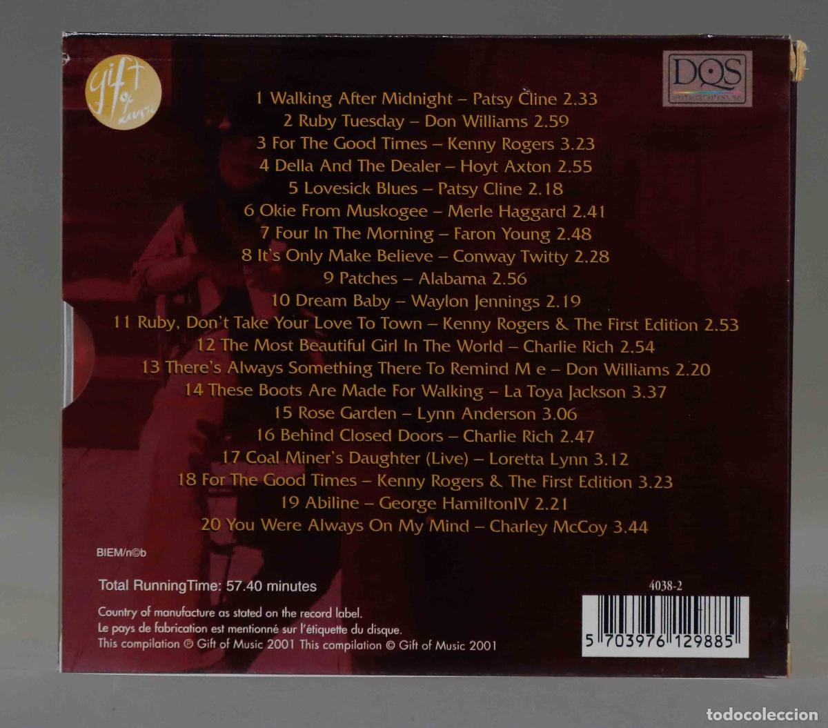 CDs de m&uacute;sica: CD. 20 Country Greats - Foto 2