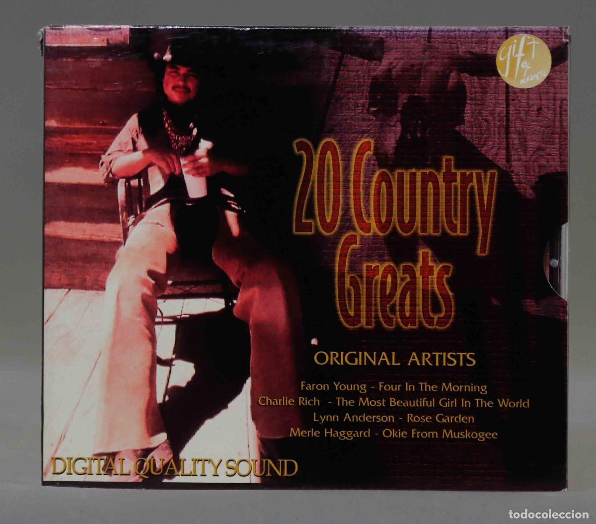 CDs de m&uacute;sica: CD. 20 Country Greats - Foto 1