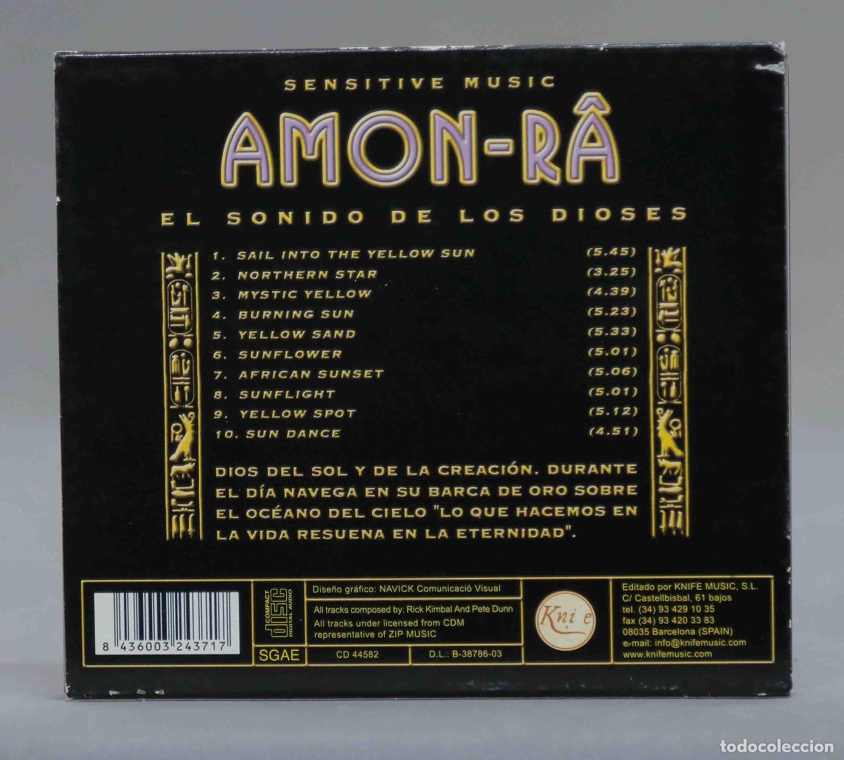 CDs de m&uacute;sica: CD. Amon-r&aacute;. El.sonido de los dioses - Foto 2