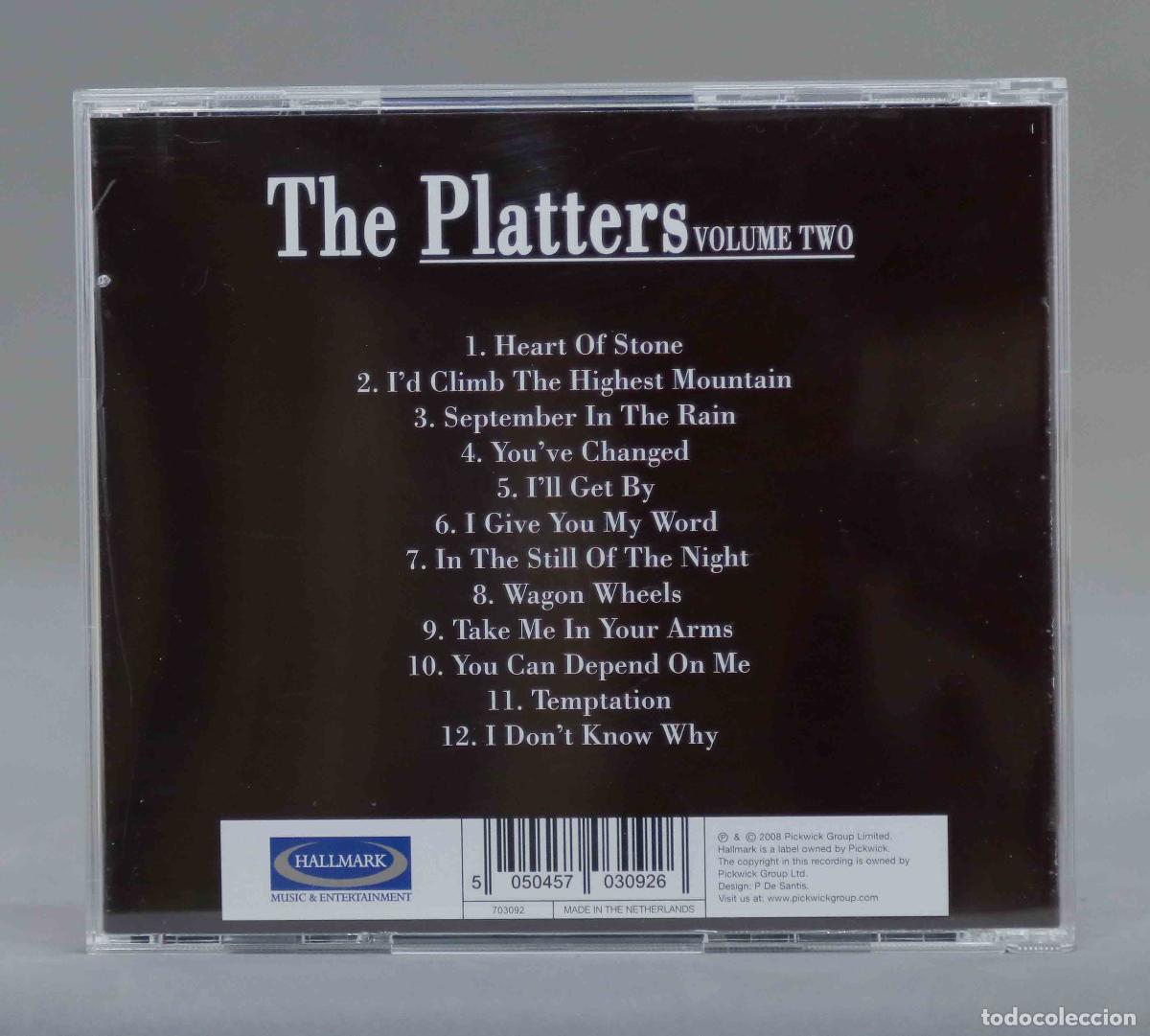CDs de m&uacute;sica: CD. THE PLATTERS. VOLUME TWO. ORIGINAL RECORDINGS - Foto 2