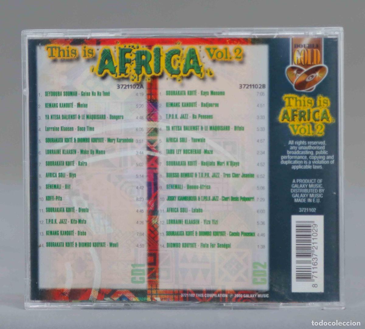 CDs de m&uacute;sica: 2 cd. This Is Africa Vol. 2 - Foto 2