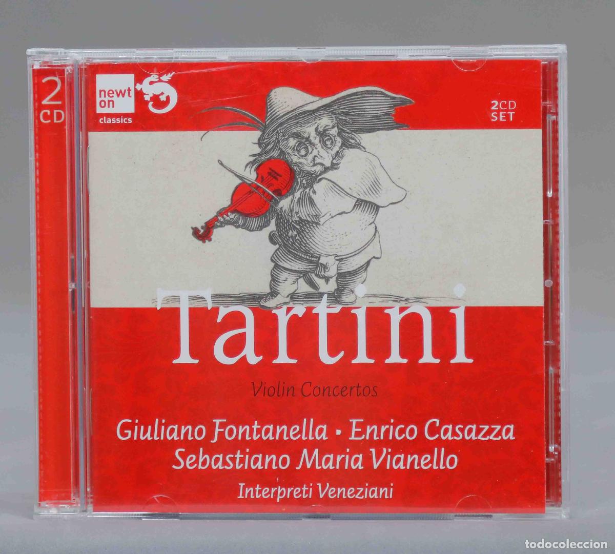 CDs de m&uacute;sica: 2 CD. TARTINI: VIOLIN CONCERTOS - Foto 1