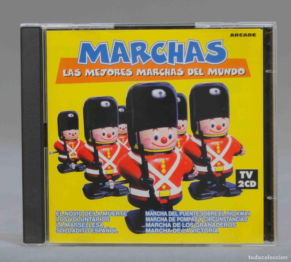 CD di Musica: CD. MARCHAS. LAS MEJORES MARCHAS DEL MUNDO