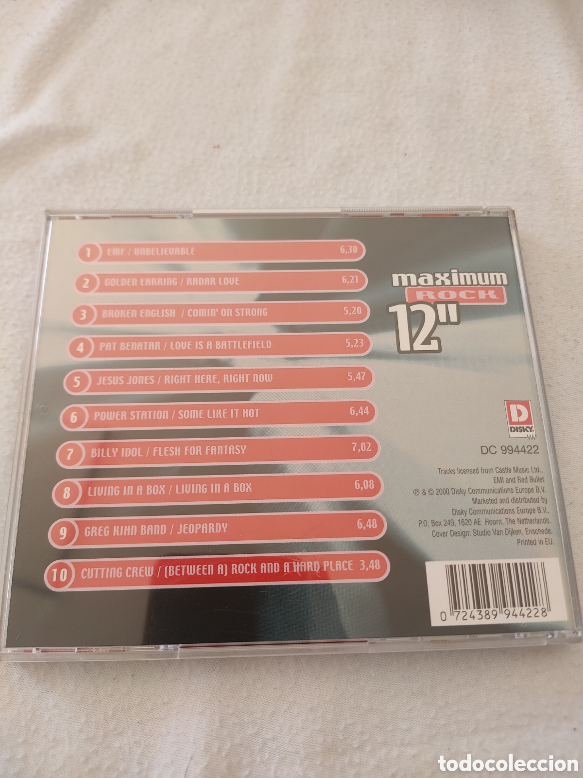 CDs de m&uacute;sica: SCD6 m&aacute;ximum rock 12 CD SEGUNDAMANO - Foto 2