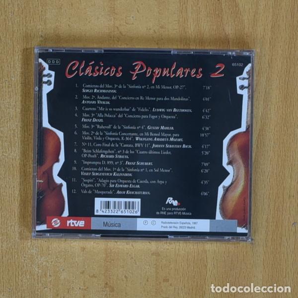 CDs de m&uacute;sica: VARIOS - CLASICOS POPULARES 2 - CD - Foto 2
