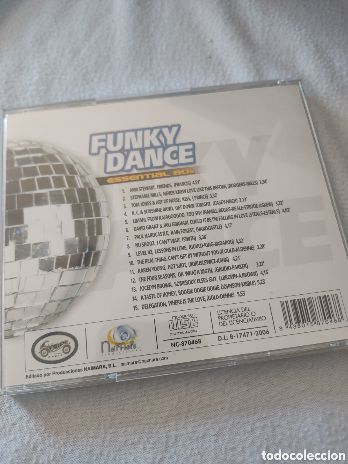 CDs de m&uacute;sica: SCD7 essential 80 funky dance CD SEGUNDAMANO - Foto 2