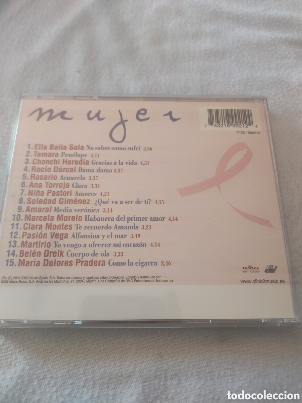 CDs de m&uacute;sica: SCD8 mujer CD SEGUNDAMANO - Foto 2