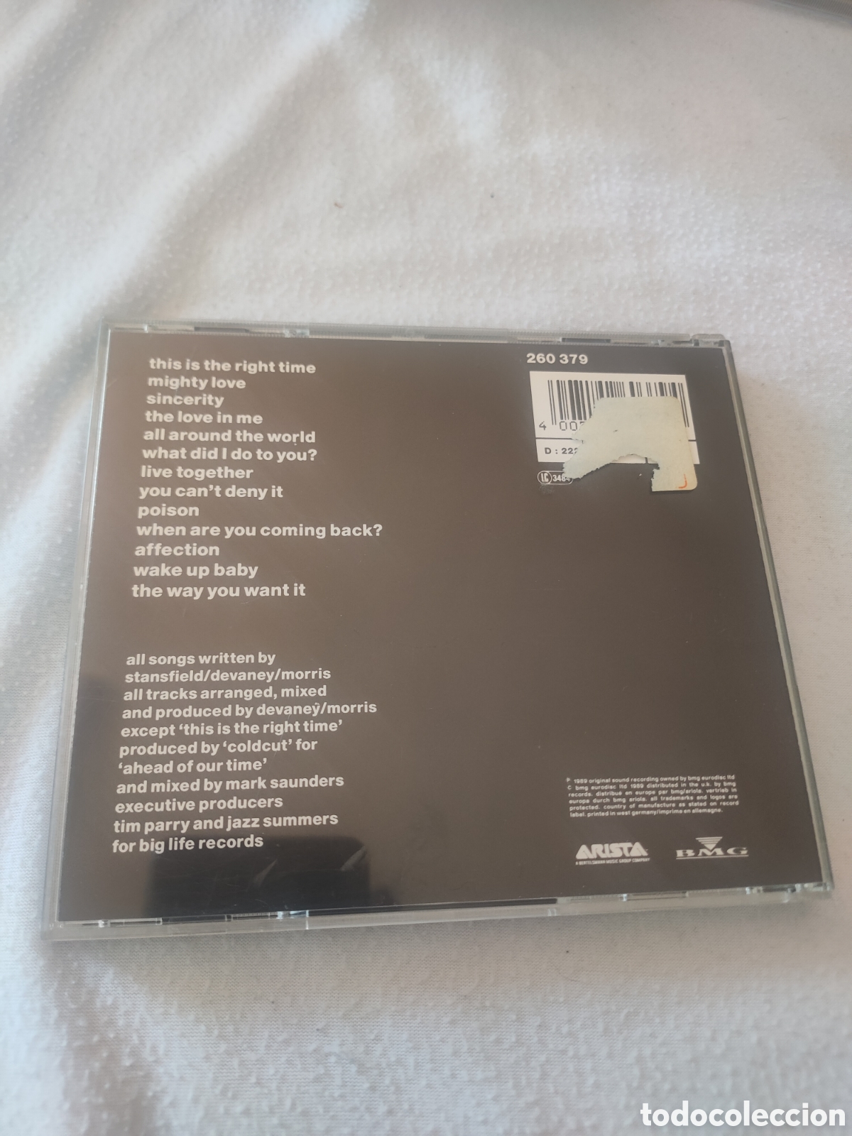 CDs de m&uacute;sica: SCD8 lisa stansfield affection CD SEGUNDAMANO - Foto 2
