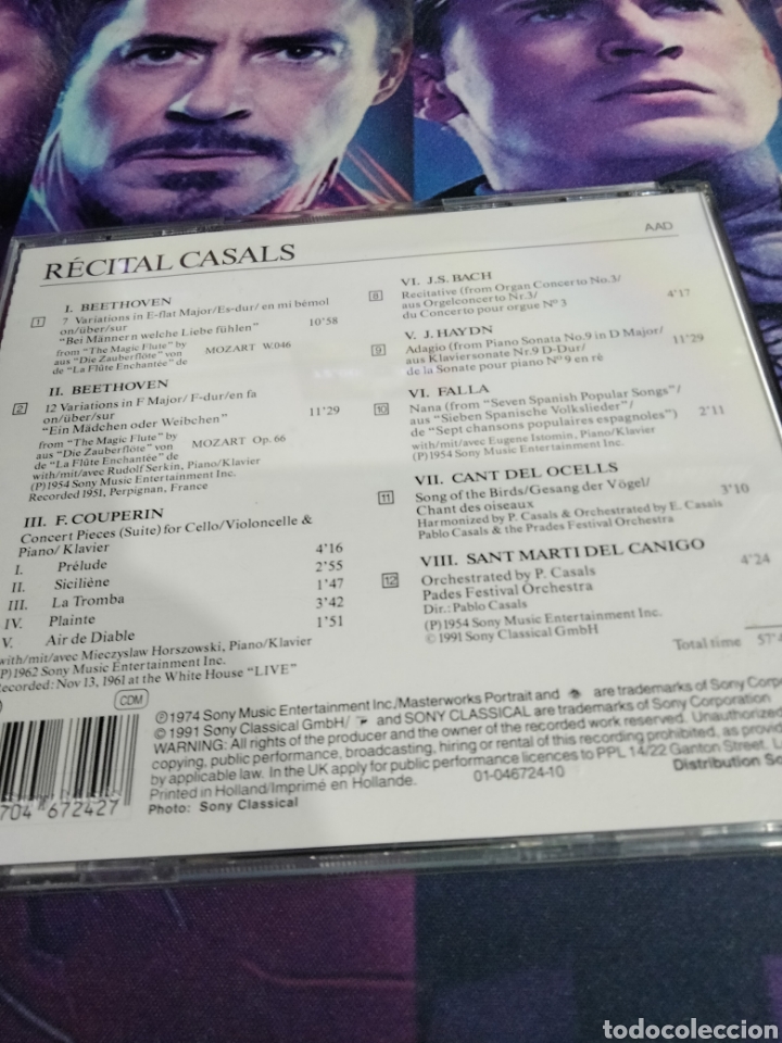 CDs de m&uacute;sica: Pablo Casals recital -33 - Foto 2