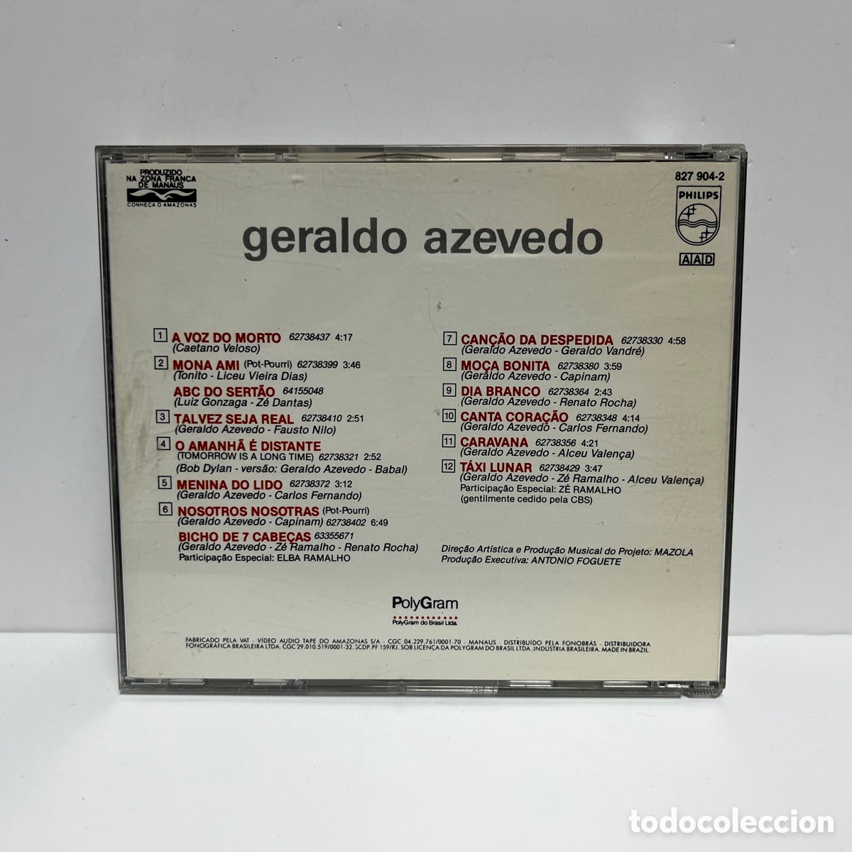 CDs de m&uacute;sica: Geraldo Azevedo - A Luz Do Solo (CD) - Foto 2