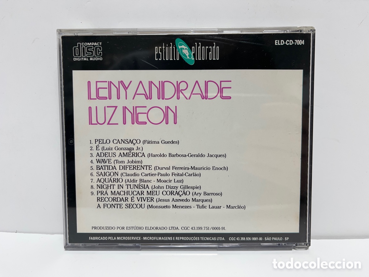 CDs de m&uacute;sica: Leny Andrade - Luz Neon (CD) - Foto 2