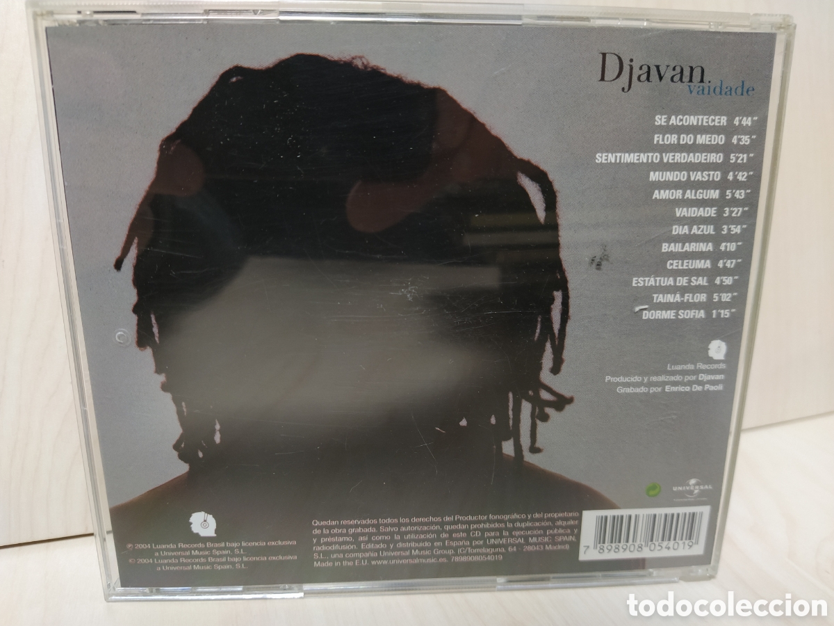 CDs de m&uacute;sica: Djavan - Vaidade (CD) - Foto 2