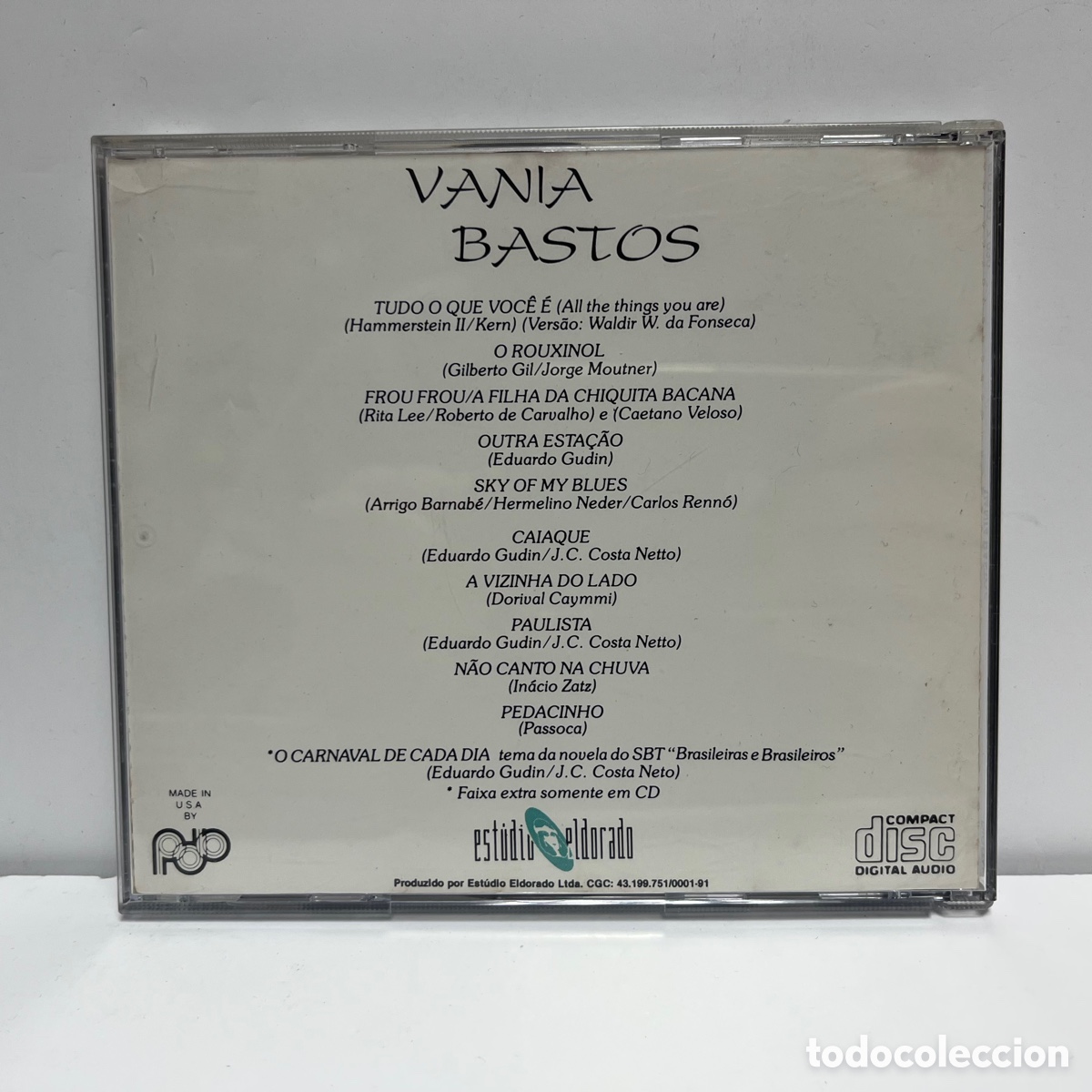 CDs de m&uacute;sica: V&acirc;nia Bastos - Vania Bastos (CD) - Foto 2