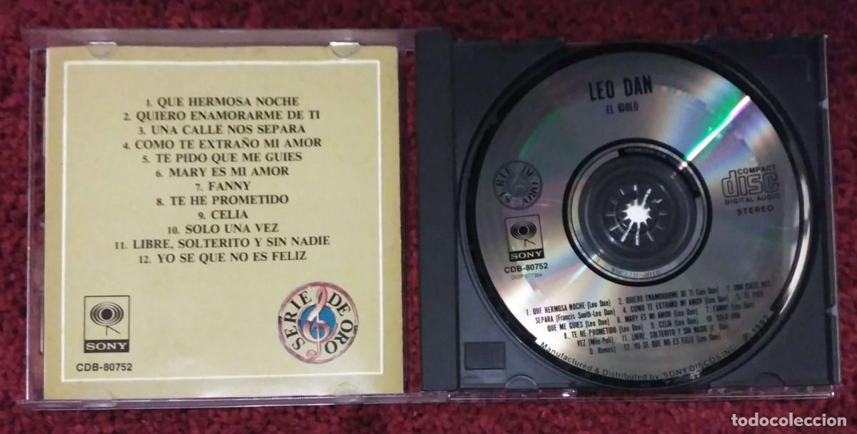CDs de m&uacute;sica: LEO DAN (EL IDOLO) CD 1992 Serie de Oro - Foto 3