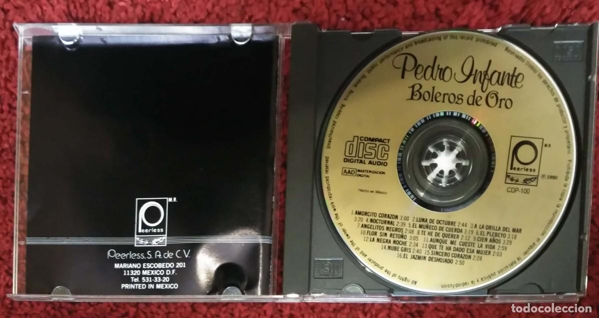 CDs de m&uacute;sica: PEDRO INFANTE (BOLEROS DE ORO) CD 1990 - Foto 3