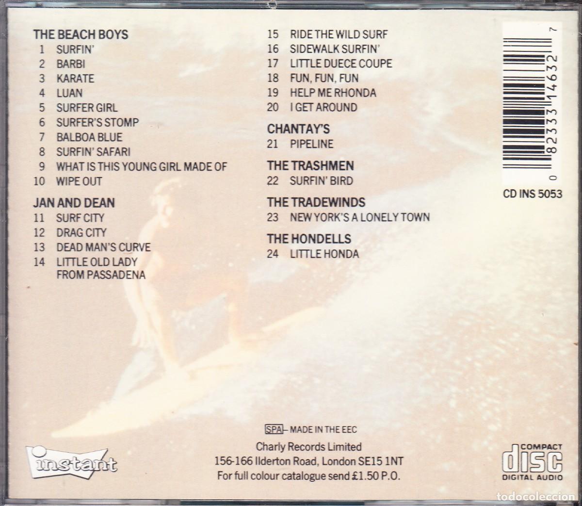 CDs de m&uacute;sica: VV.AA. SURF&acute;S UP. CD. - Foto 2