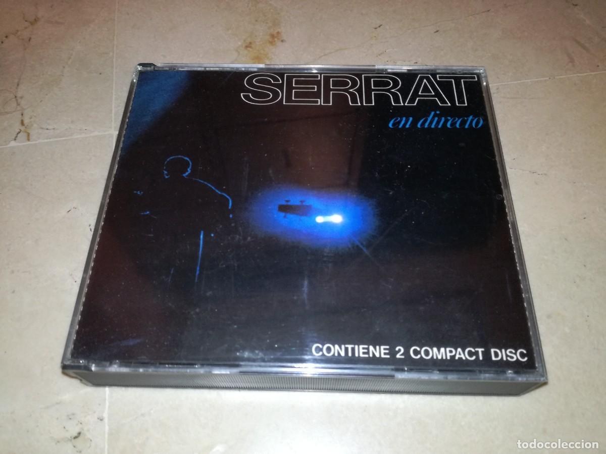 CDs de m&uacute;sica: JOAN MANUEL SERRAT EN DIRECTO-DOBLE CD + LIBRETO - Foto 1