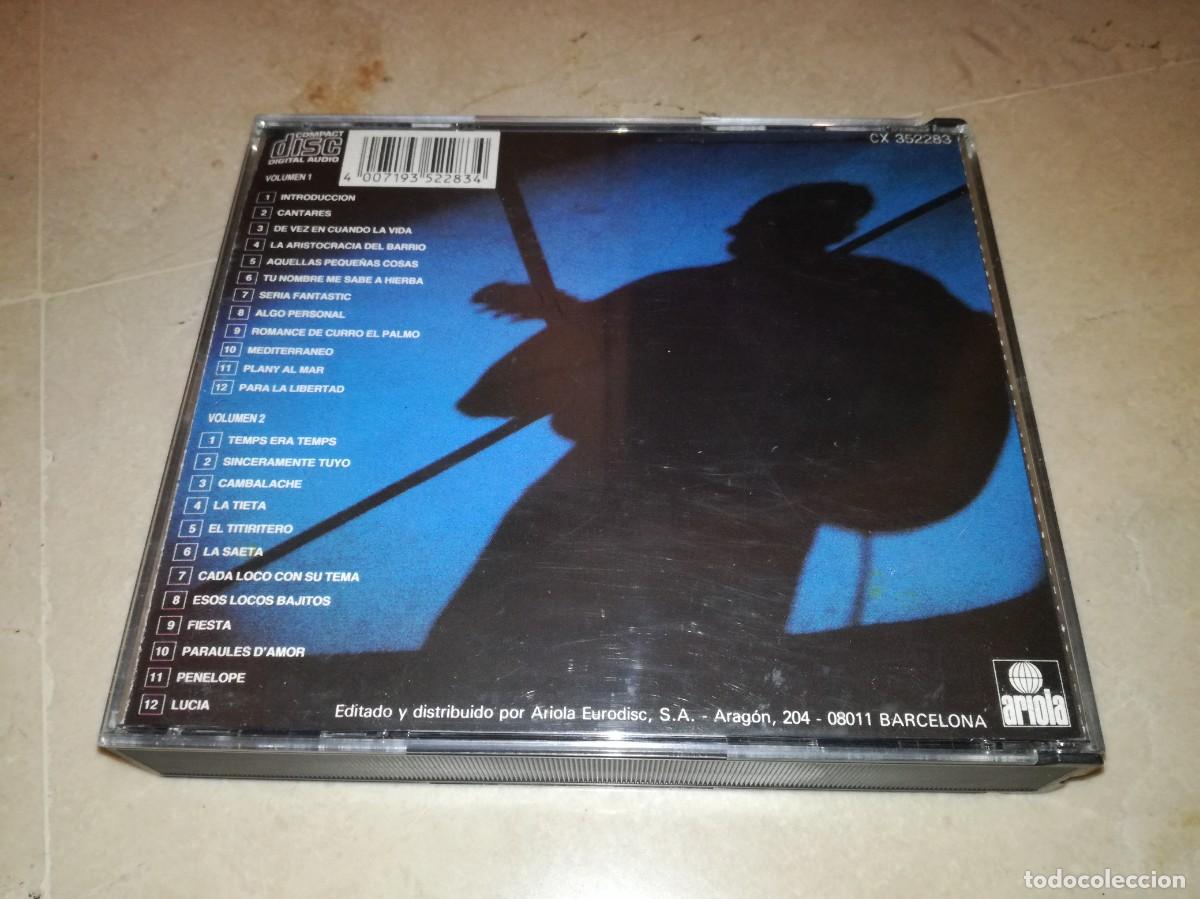 CDs de m&uacute;sica: JOAN MANUEL SERRAT EN DIRECTO-DOBLE CD + LIBRETO - Foto 2