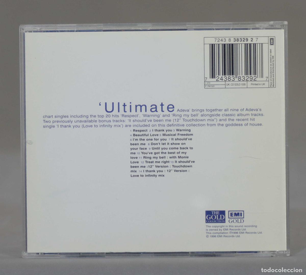 CDs de m&uacute;sica: CD. Adeva &ndash; Ultimate Adeva - Foto 2