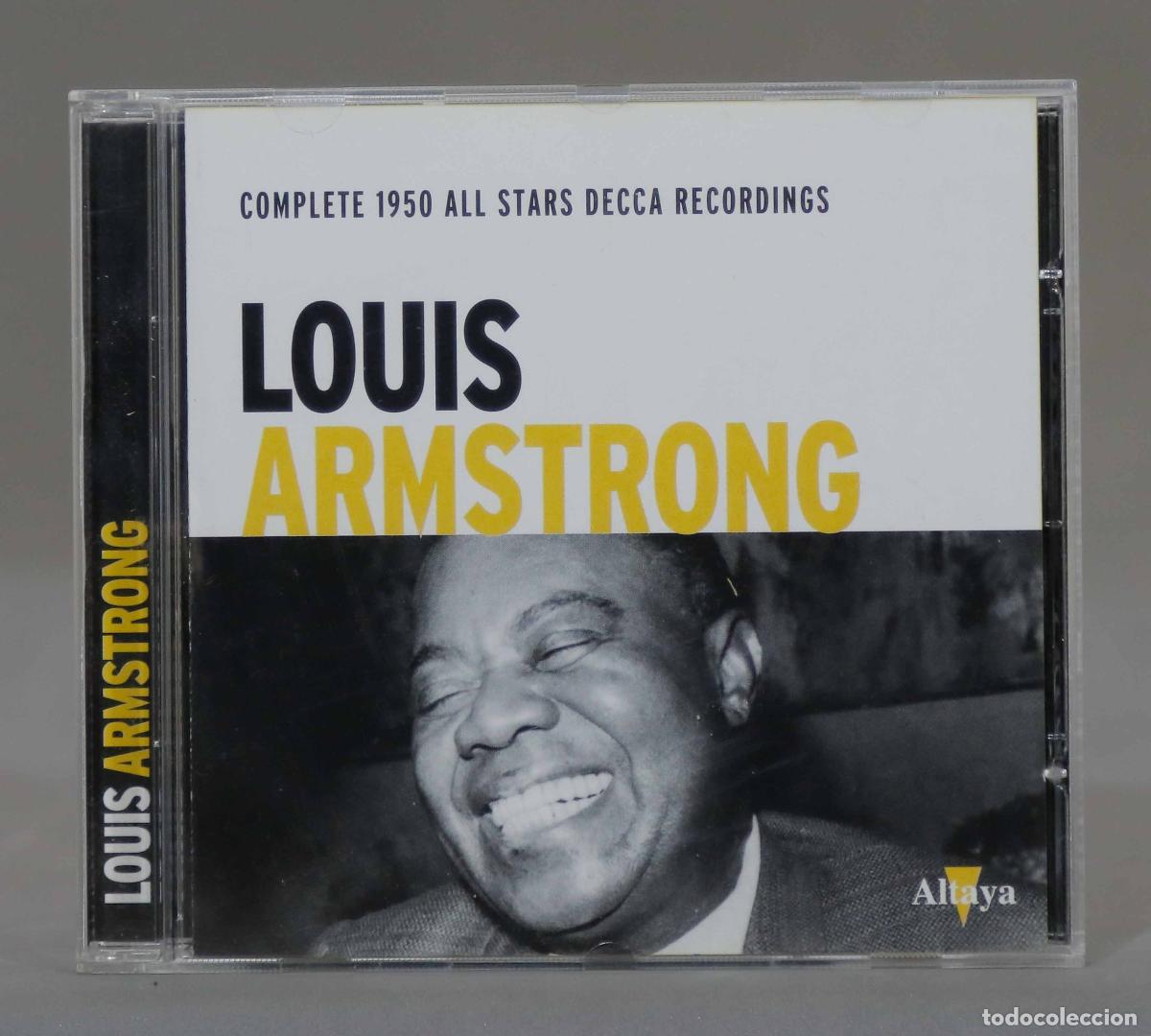 CDs de m&uacute;sica: CD. ARMSTRONG. COMPLETE 1950 ALL ASTARS DECCA RECORDINGS - Foto 1