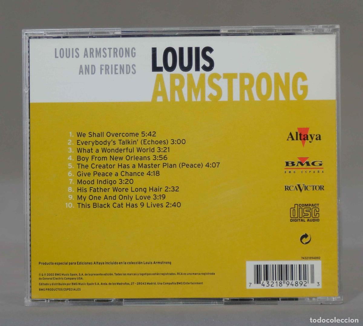 CDs de m&uacute;sica: CD. ARMSTRONG AND FRIENDS - Foto 2