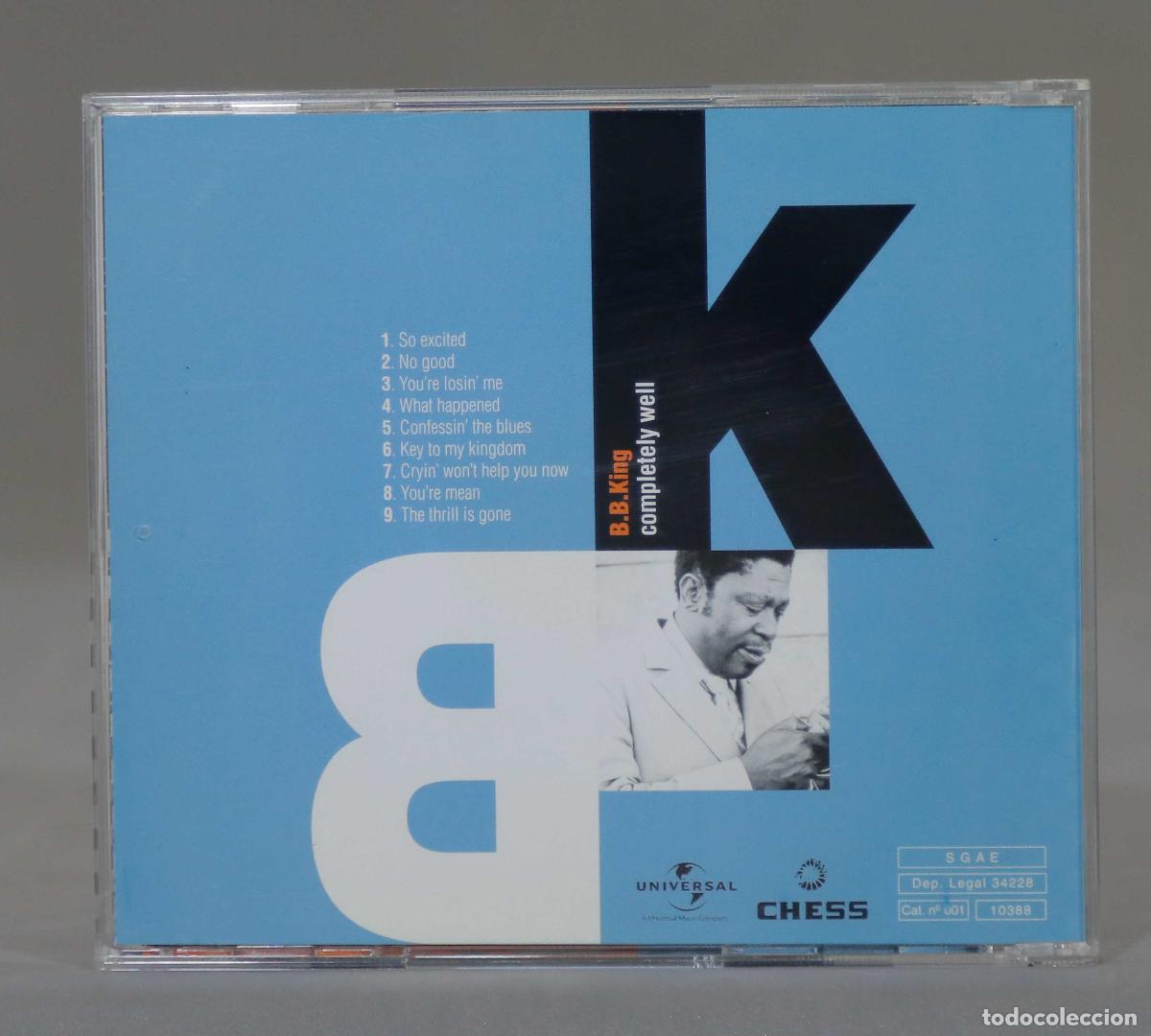 CDs de m&uacute;sica: CD. B.B. King &ndash; Completely Well - Foto 2