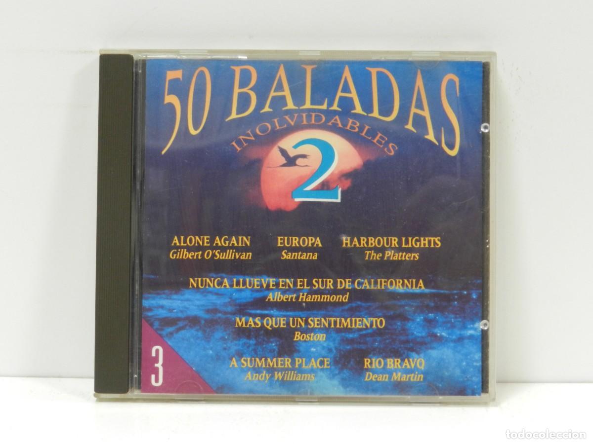 CDs de m&uacute;sica: DISCO CD. 50 Baladas Inolvidables 2 - 3. COMPACT DISC. - Foto 1