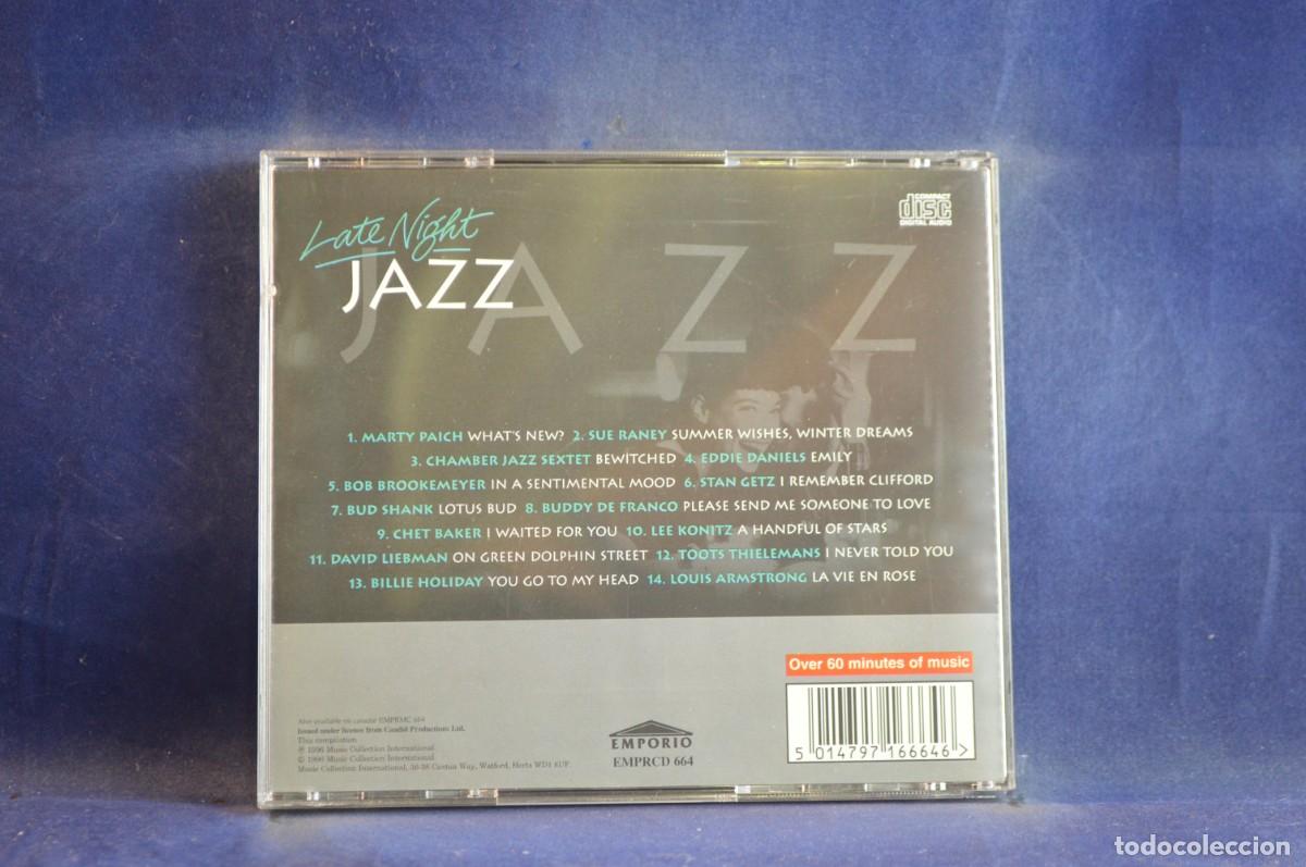 CDs de m&uacute;sica: VARIOUS &ndash; LATE NIGHT JAZZ - CD - Foto 2