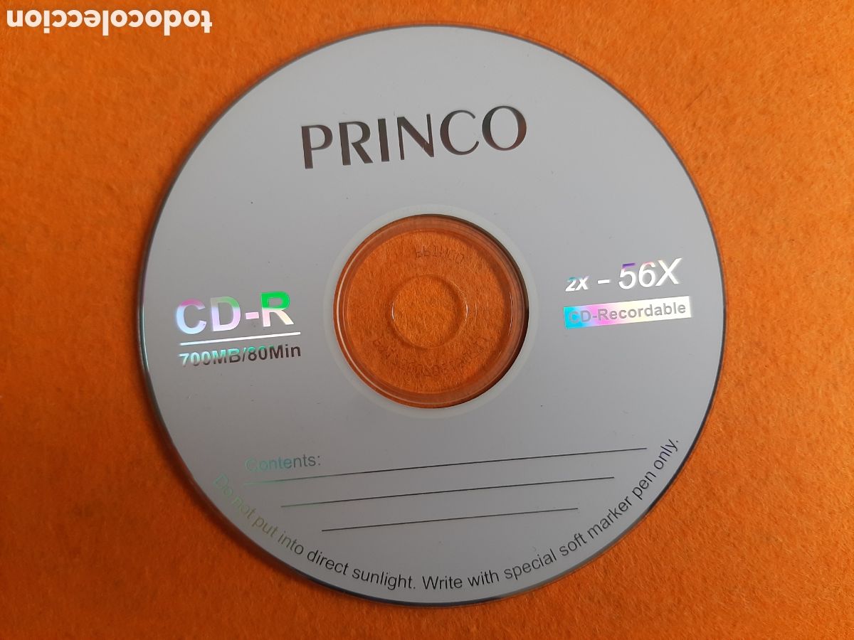 Music CDs: CD-R RECORDABLE - PRINCO - 700 Mb _ 80 min . nuevo