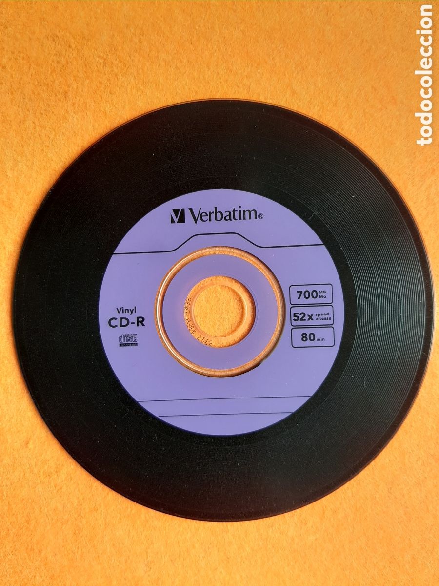 CDs de M&uacute;sica: CD-R - RECORDABLE VERBATIM- VINYL - 700 Mb _ 80 min . nuevo