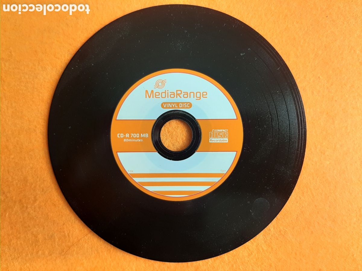CDs de M&uacute;sica: CD-R - RECORDABLE - MEDIA RANGE - VINYL DISC - 700 Mb _ 80 min . nuevo