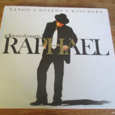 CDs de Música: RAPHAEL TE LLEVO EN EL CORAZÓN TANGO, BOLERO, RANCHERA W18527