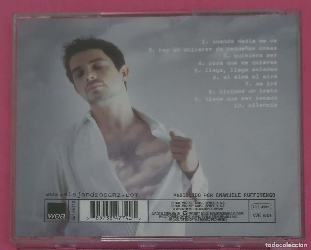 CDs de m&uacute;sica: ALEJANDRO SANZ (EL ALMA AL AIRE) CD 2000 - Foto 2