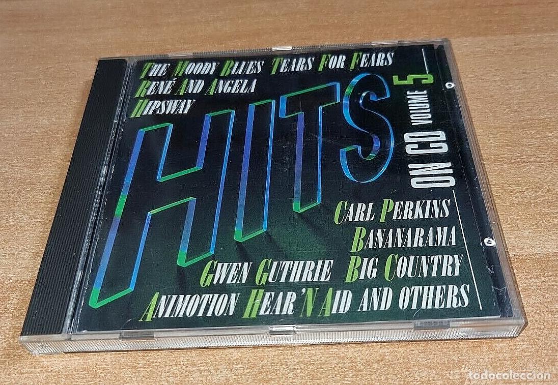 CDs de Musique: HITS ON CD VOLUME 5 CD ALBUM 1986 WEST GERMANY CARL PERKINS TEARS FOR FEARS HIPSWAY