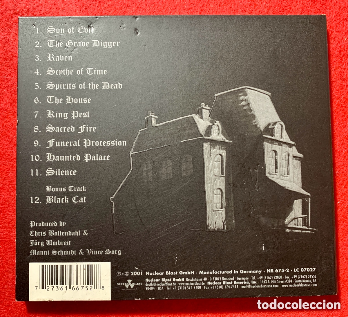 CDs de m&uacute;sica: Grave Digger Firmado Cd The Grave Digger del 2001- - Foto 2