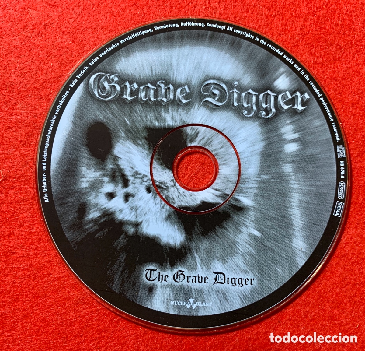 CDs de m&uacute;sica: Grave Digger Firmado Cd The Grave Digger del 2001- - Foto 4